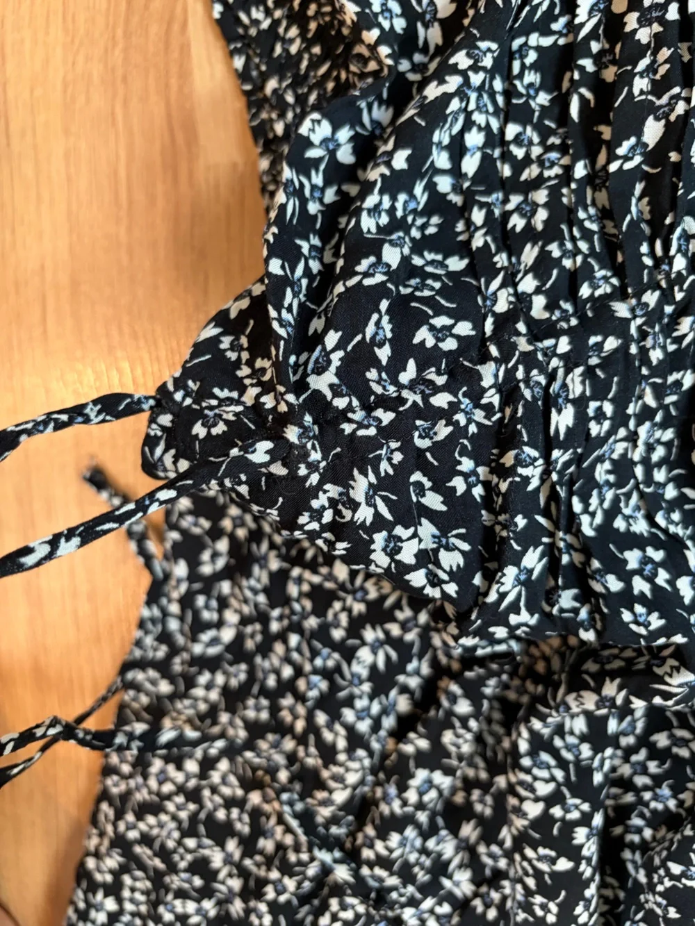 Free People Black and White One Fine Day Mini Dress Size s